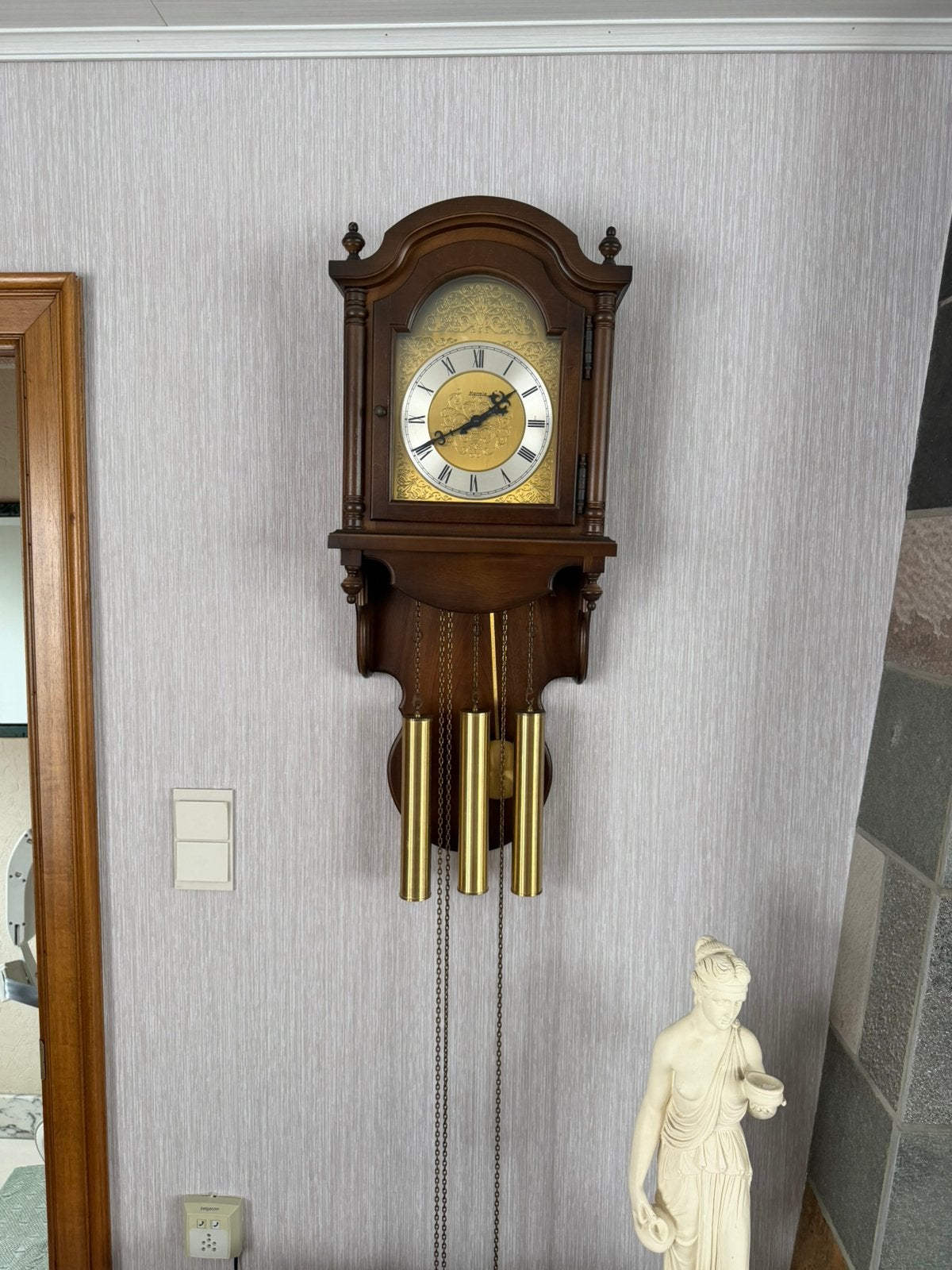 Wandklok, Ophalen