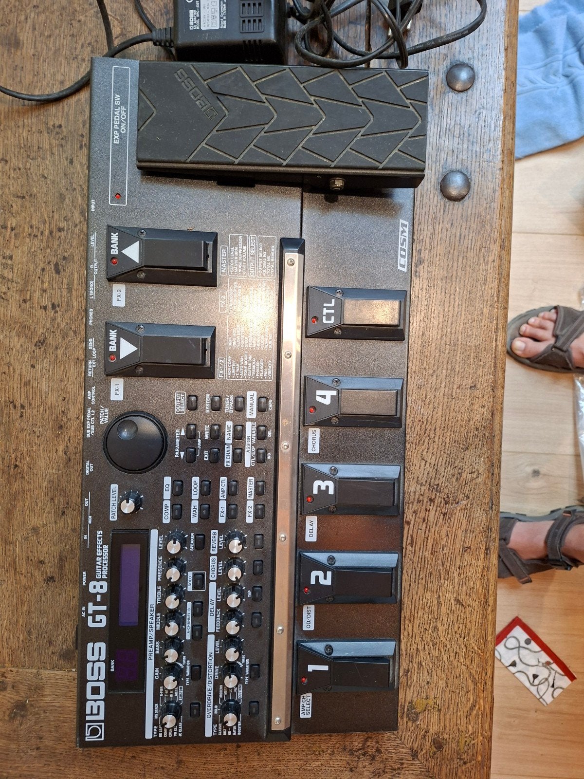 Pedaal Boss GT-8, Ophalen, Zo goed als nieuw, Delay of Echo