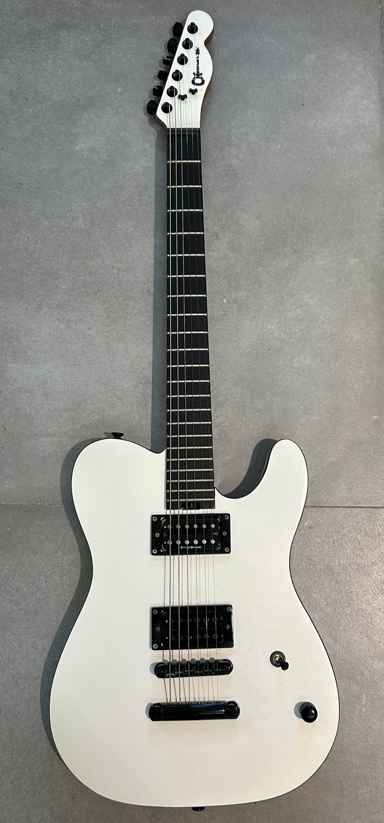 Charvel Joe Duplantier Signature ProMod Style 2 blanc satiné, Enlèvement, Utilisé, Solid body, Autres marques