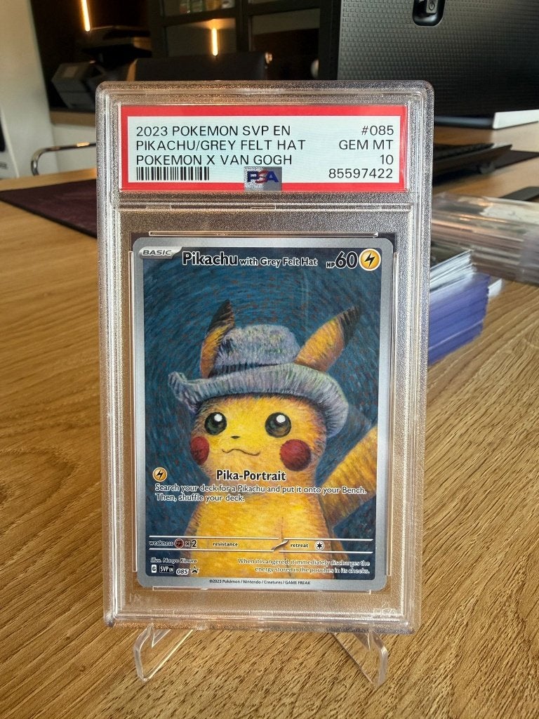 PSA 10 Pikachu with Grey Felt Hat #85 Pokemon Promo, Hobby & Loisirs créatifs, Jeux de cartes à collectionner | Pokémon, Neuf