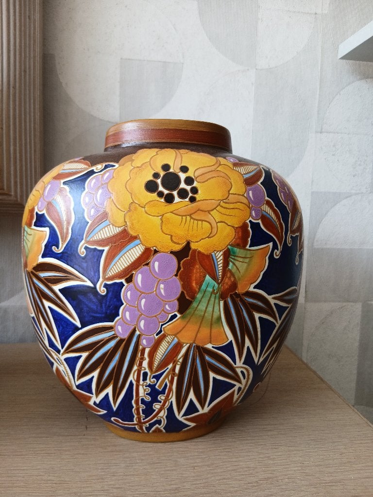 Keramis Boch vaas, Antiek en Kunst, Ophalen of Verzenden