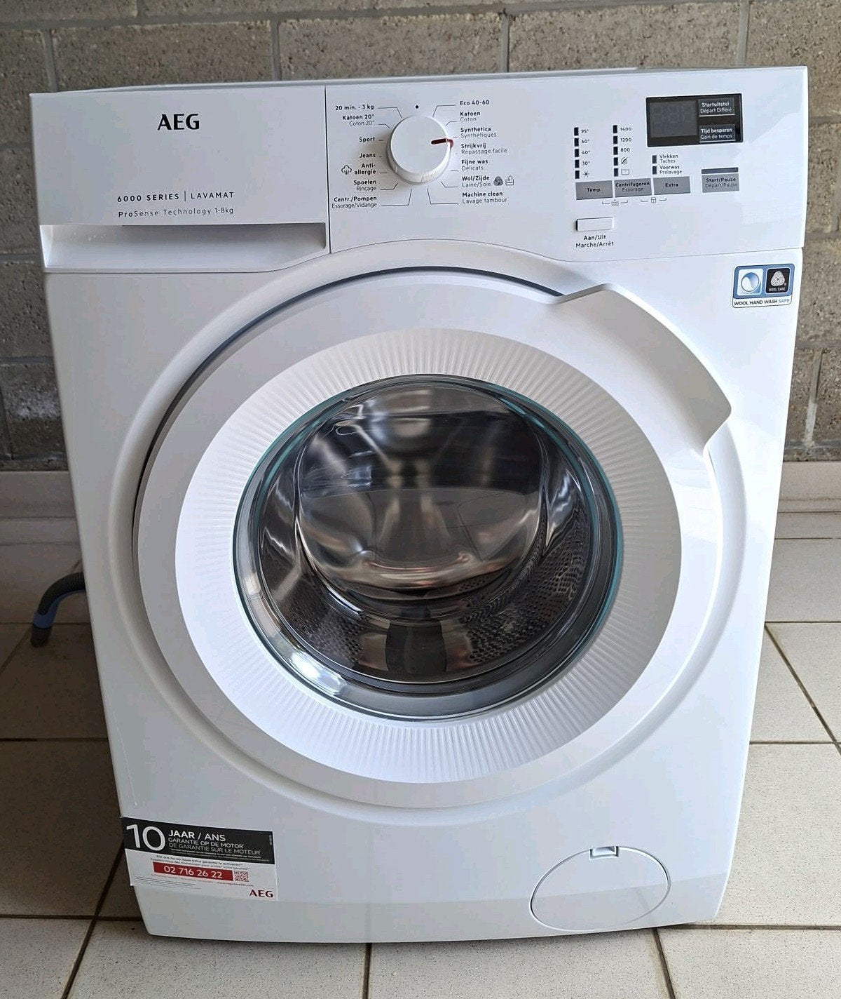 AEG wasmachine (8kg) zgan, 8 à 10 kg, Enlèvement, Comme neuf