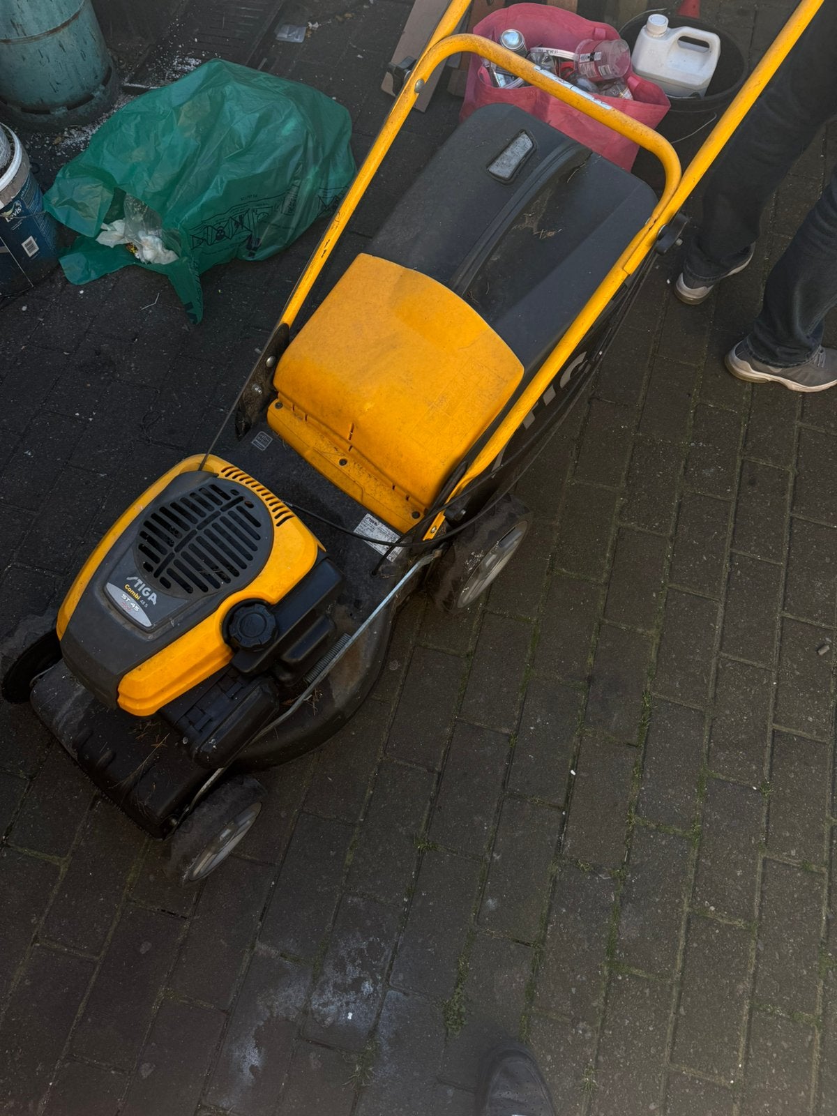 Grasmaaier benzine, Tuin en Terras, Ophalen, Zo goed als nieuw