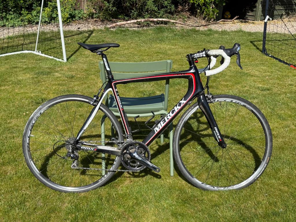 Eddy Merckx EMX-1 Carbon Shimano 105, Fietsen en Brommers, Gebruikt, Carbon, Heren, Ophalen