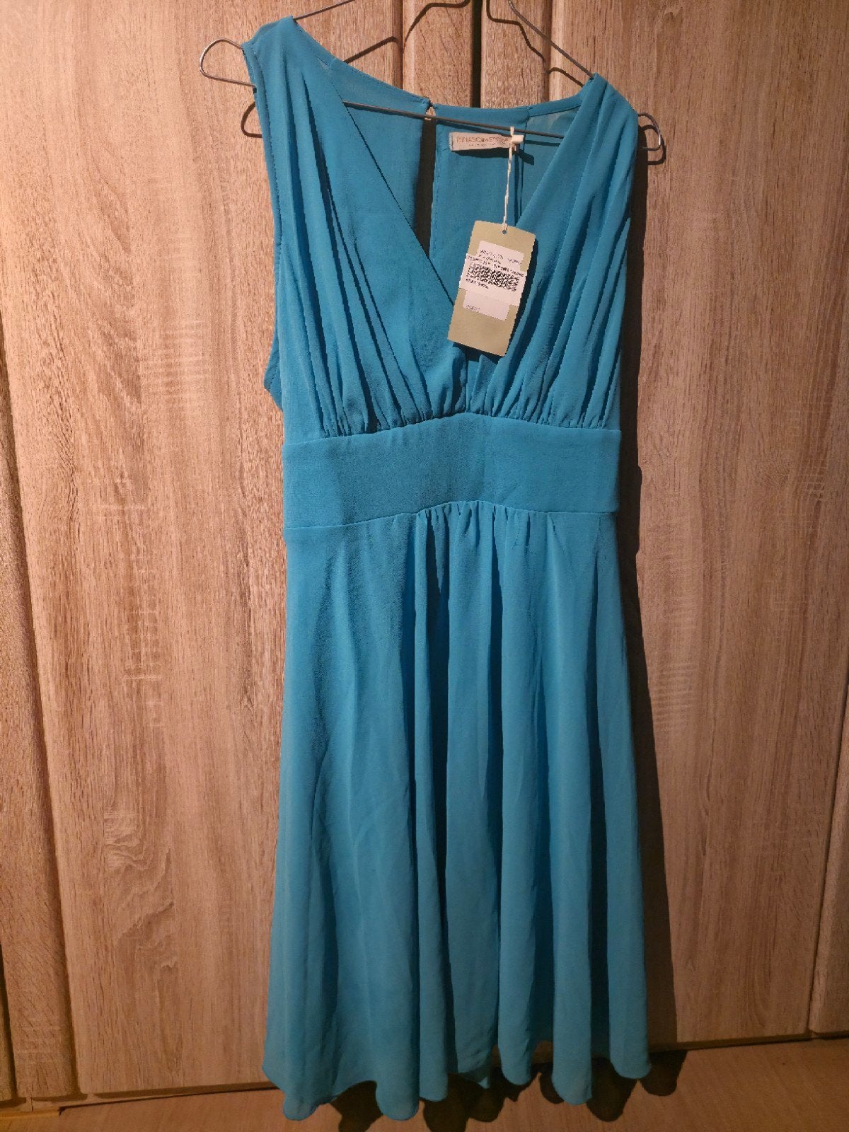 Robe Rinascimento turquoise neuve avec étiquette - Taille XL, Kleding | Dames, Blauw, Nieuw, Ophalen of Verzenden, Boven de knie