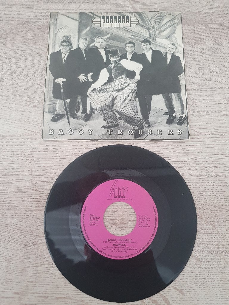 Madness - 'Baggy Trousers'  / 'The Business'  Single, Enlèvement ou Envoi, Utilisé