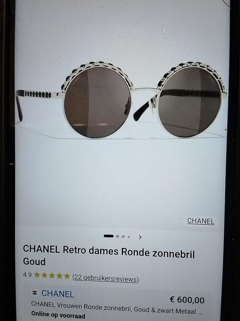 Chanel zonnebril, Ophalen of Verzenden, Zonnebril