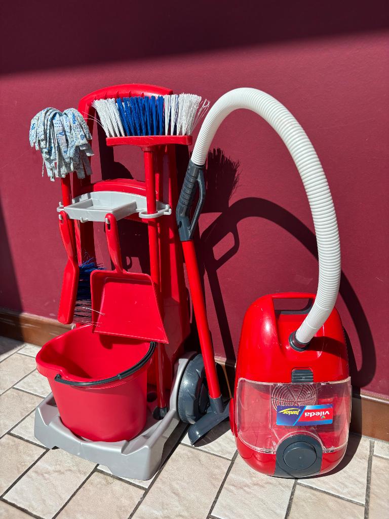 Vileda speelgoed schoonmaakset, Ophalen, Gebruikt, Ontdekken, Met geluid