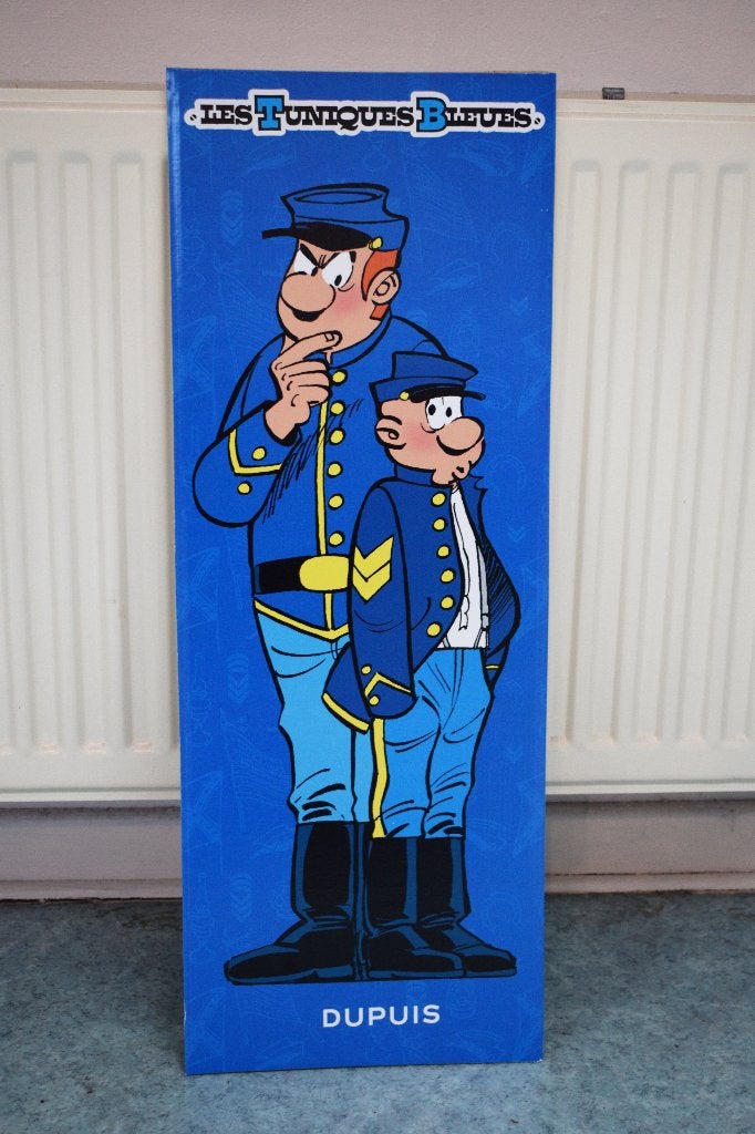 plv carton BD bande dessinée tuniques bleues 2, Enlèvement ou Envoi, Utilisé