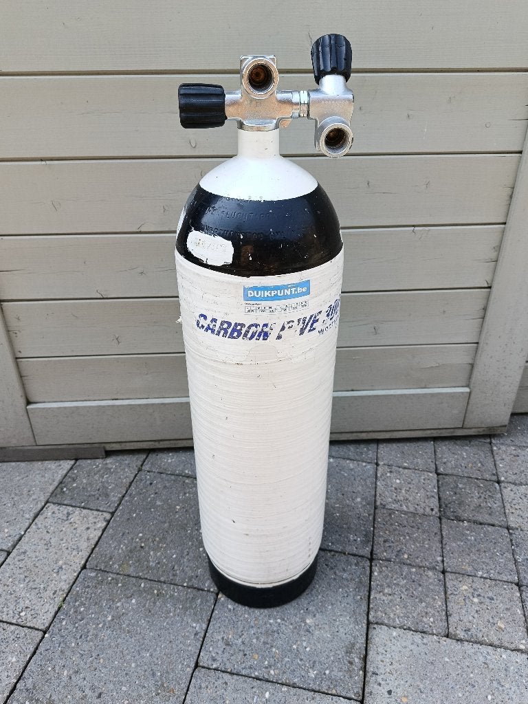 carbon duikfles 12L 30 bar, Ophalen, Gebruikt, Duikfles