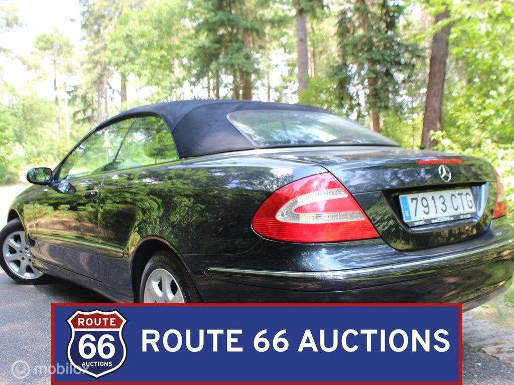 Mercedes-Benz CLK 200 Kompressor Cabriolet | 2004 | Route 66, Autos, Achat, Entreprise, Boîte manuelle, Autre carrosserie