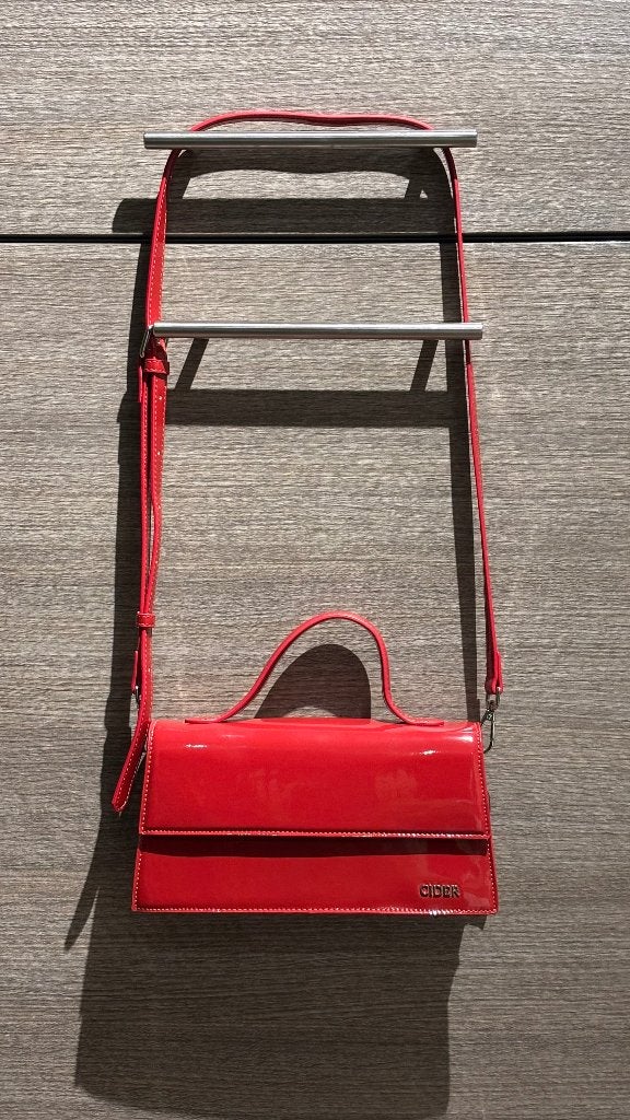 sac à main élégant, Enlèvement ou Envoi, Comme neuf, Rouge, Sac à main