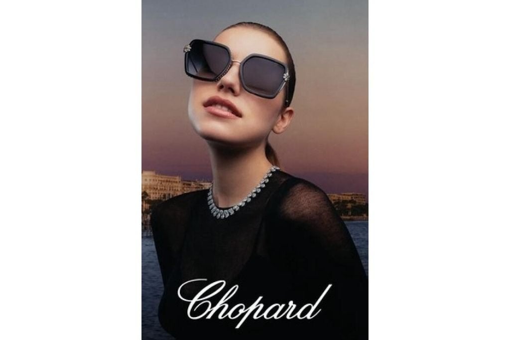 NIEUWE Chopard dames zonnebril – handgemaakt in Italie, Overige merken, Zonnebril, Zwart, Nieuw