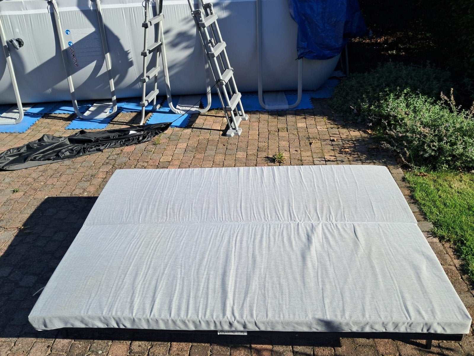 zetelbed, Enlèvement, Comme neuf, Queen size, Gris