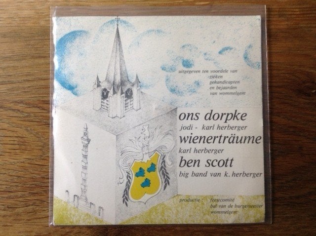 single ben scott / wienerdansorkest "musica romantica", CD & DVD, Housse de protection extérieure, Enlèvement ou Envoi, 7 inch