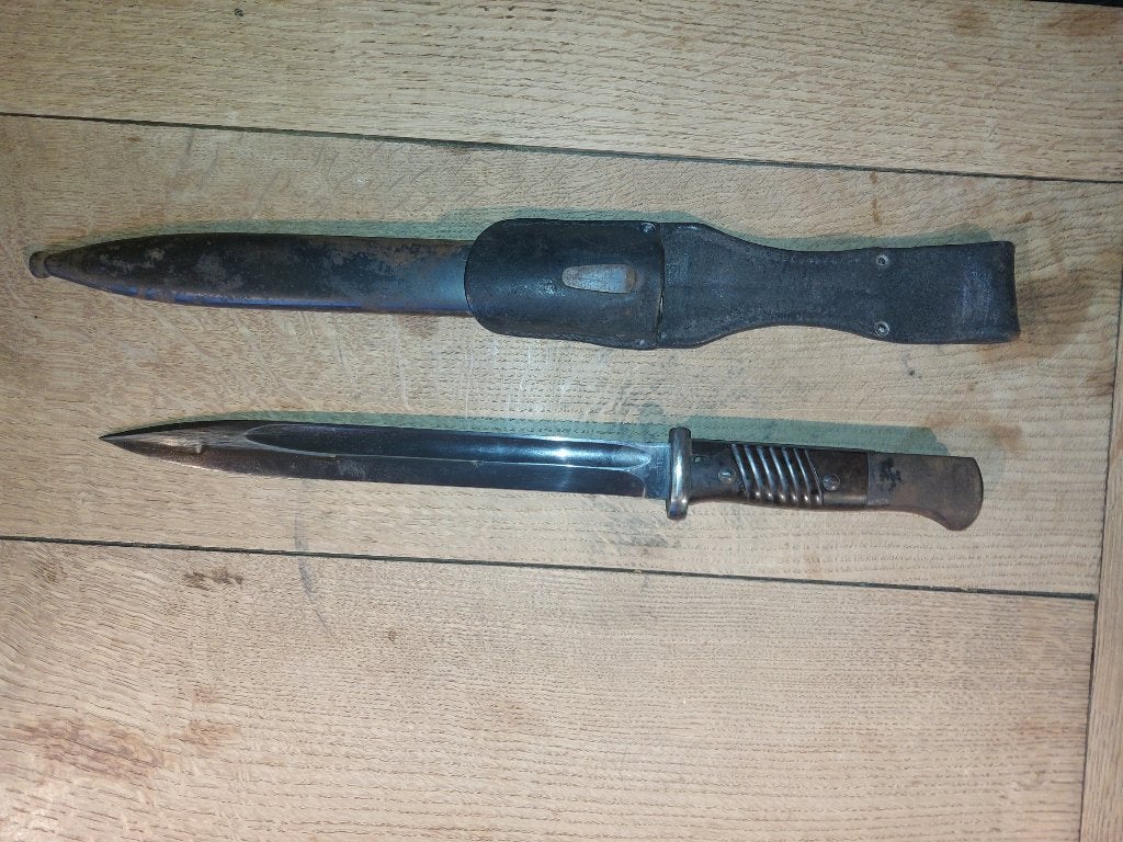 Duitse bajonet, Enlèvement ou Envoi, Armée de terre, Épée ou sabre