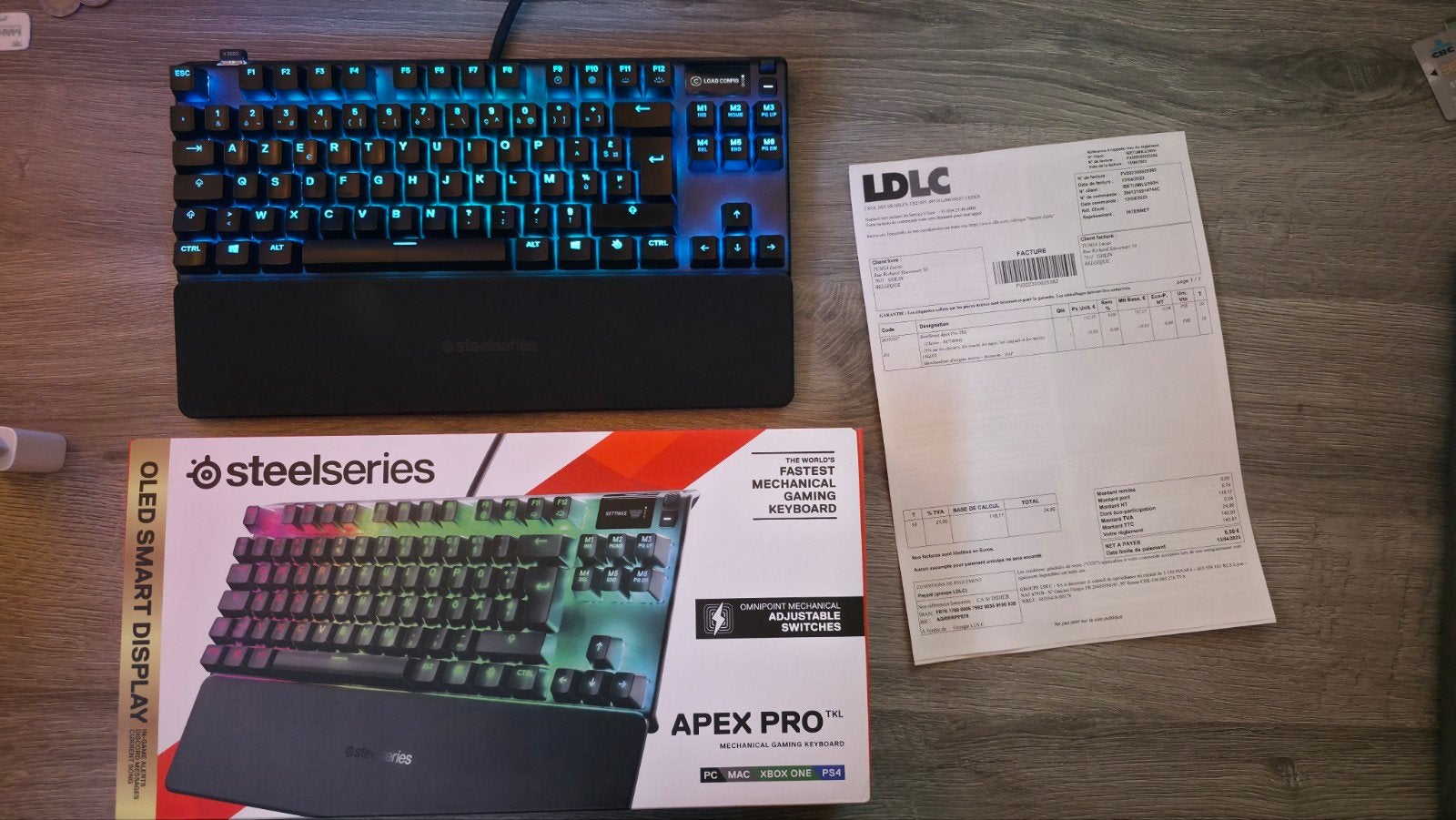 Clavier Gamer SteelSeries Apex Pro TKL, Computers en Software, Toetsenborden, Gaming toetsenbord, Azerty, Ophalen of Verzenden