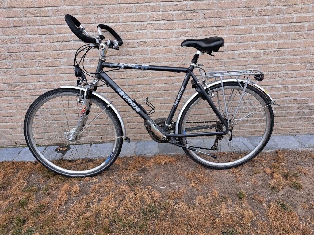 herenfiets, Gebruikt, Versnellingen, Trommelrem, Ophalen