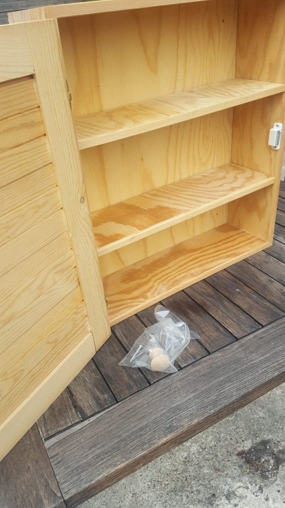 Nieuw dennenhouten apotheekkastje. Nieuwe prijs!!!, Ophalen