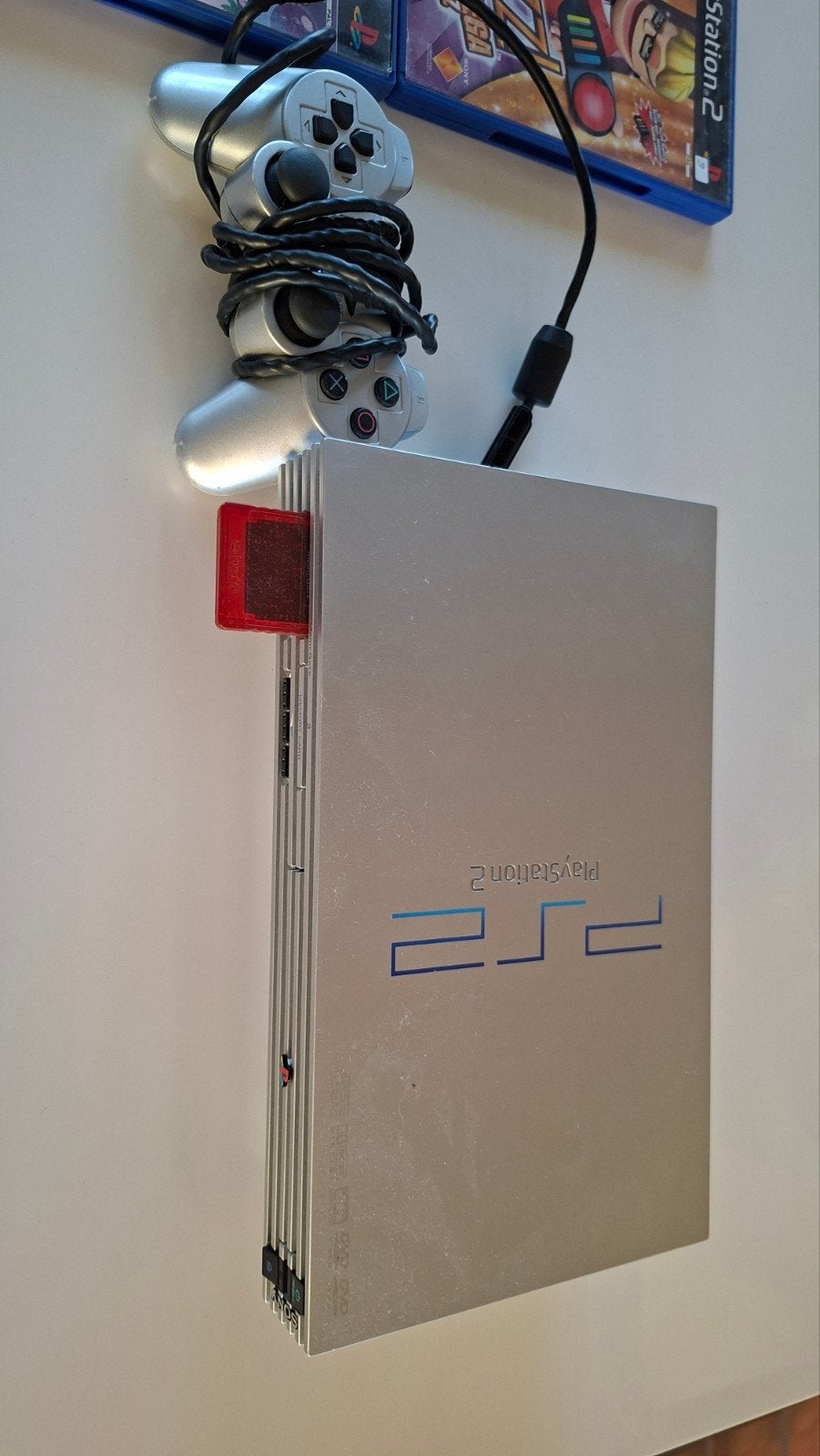 ps2 mer tal van toebehoren, Games en Spelcomputers, Spelcomputers | Sony PlayStation 2, Gebruikt, Phat, Met games, Ophalen of Verzenden