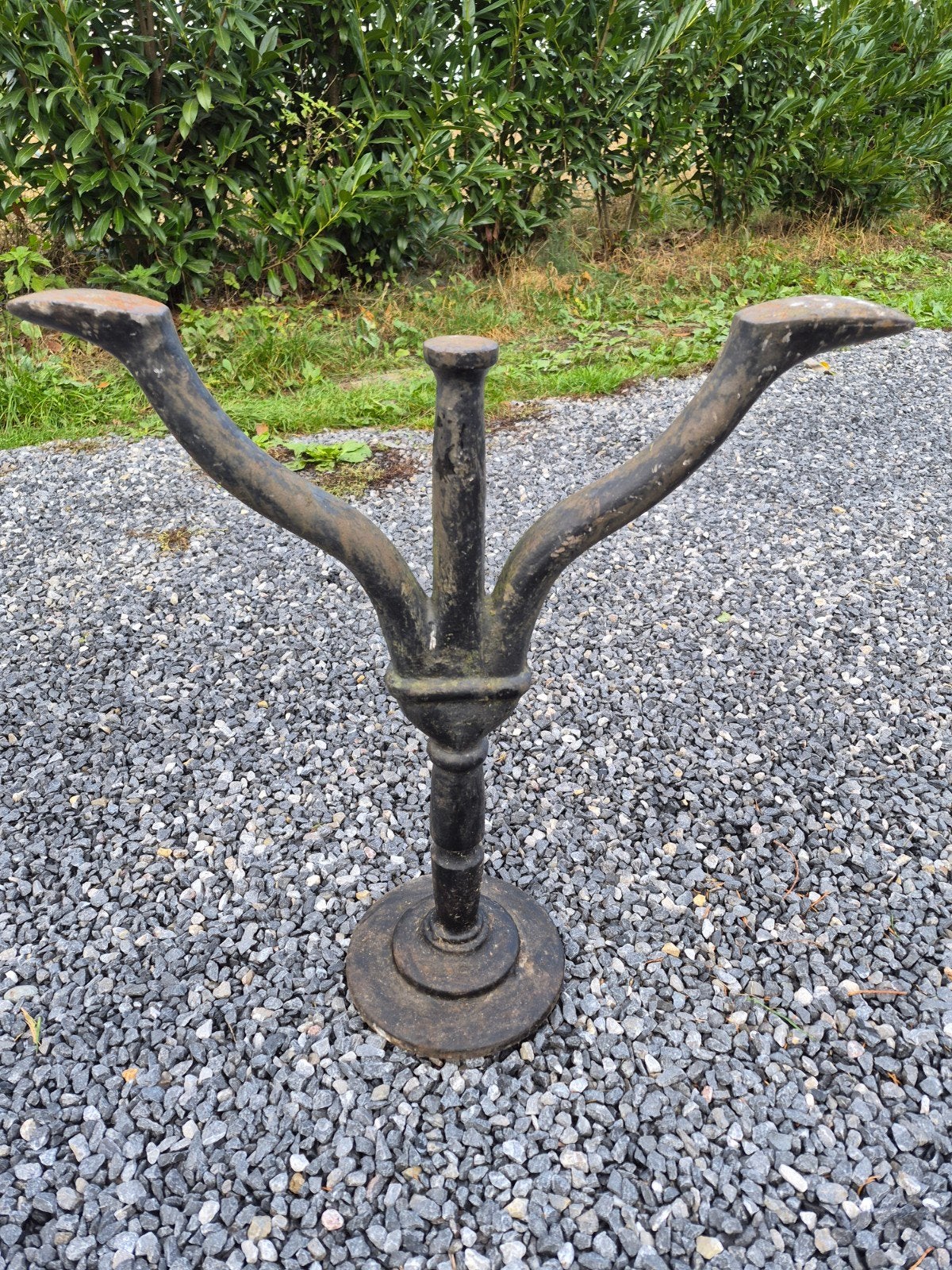 oude gietijzeren schoenmakersvoet/aambeeld, Ophalen