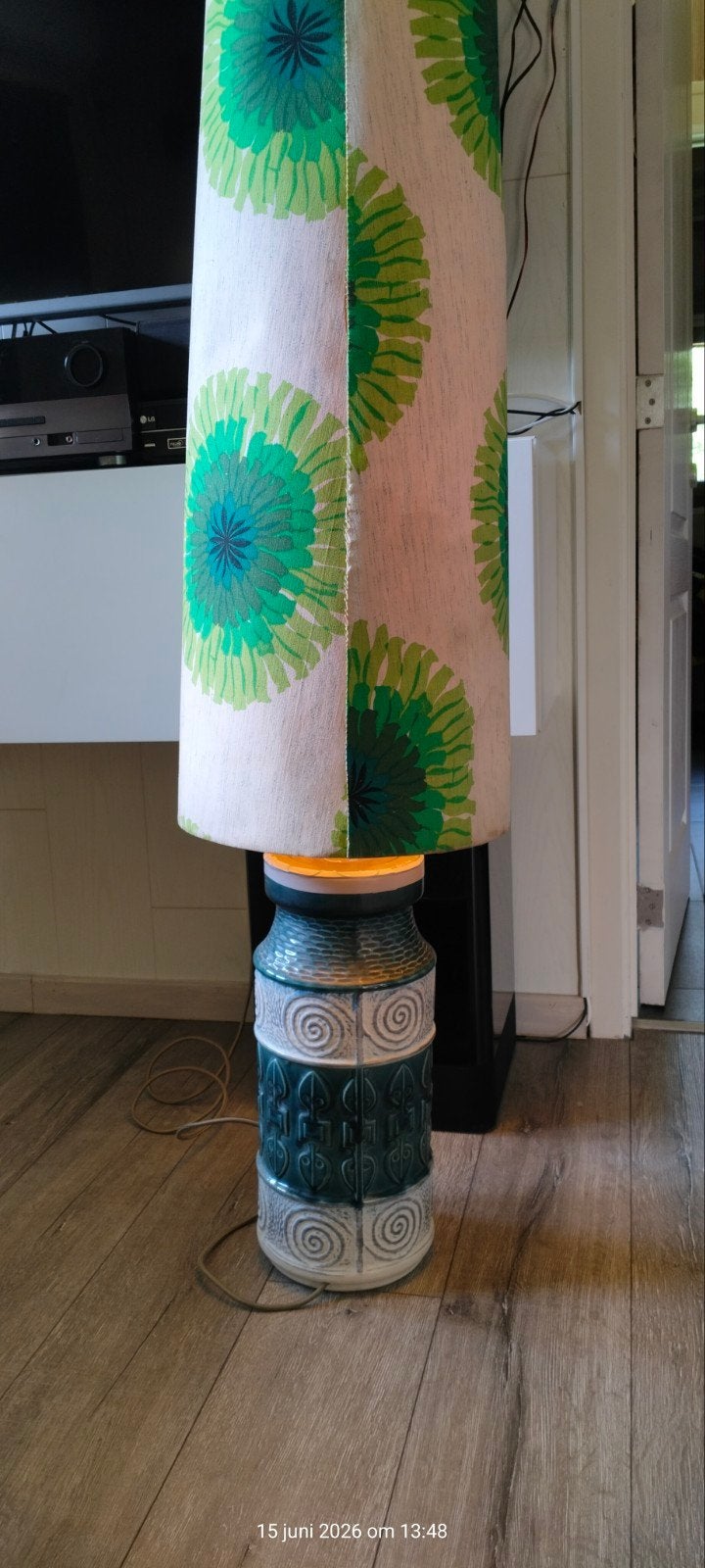 Lampadaire vintage 1m40. 100 euros, Enlèvement
