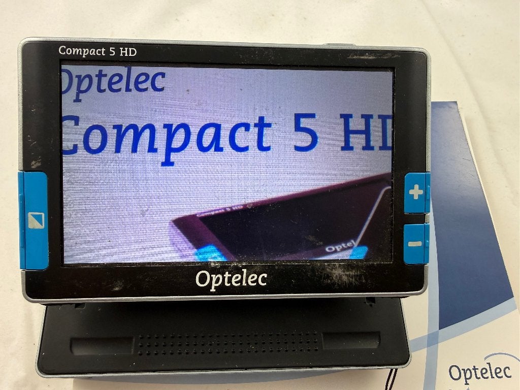 Optelec Elektronische loep, Hobby & Loisirs créatifs, Loupes & Lampes loupes, Enlèvement ou Envoi, Comme neuf, Loupe