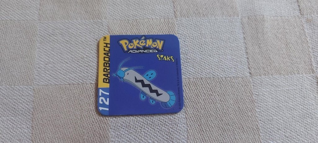 jouet magnétique Pokemon Panini Sticks Barboach, Enlèvement ou Envoi, Neuf