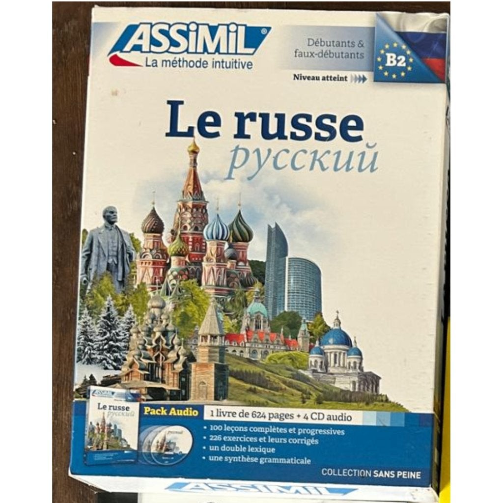 Assimil Le russe — livre + 4 CD audio, Livres, Enlèvement ou Envoi, Comme neuf