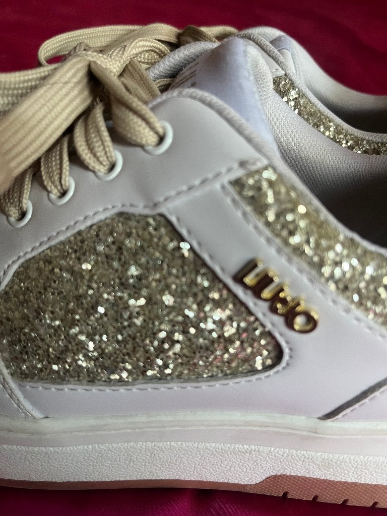 glittersneakers Liu Jo 39, Liu Jo, Wit, Ophalen of Verzenden, Zo goed als nieuw