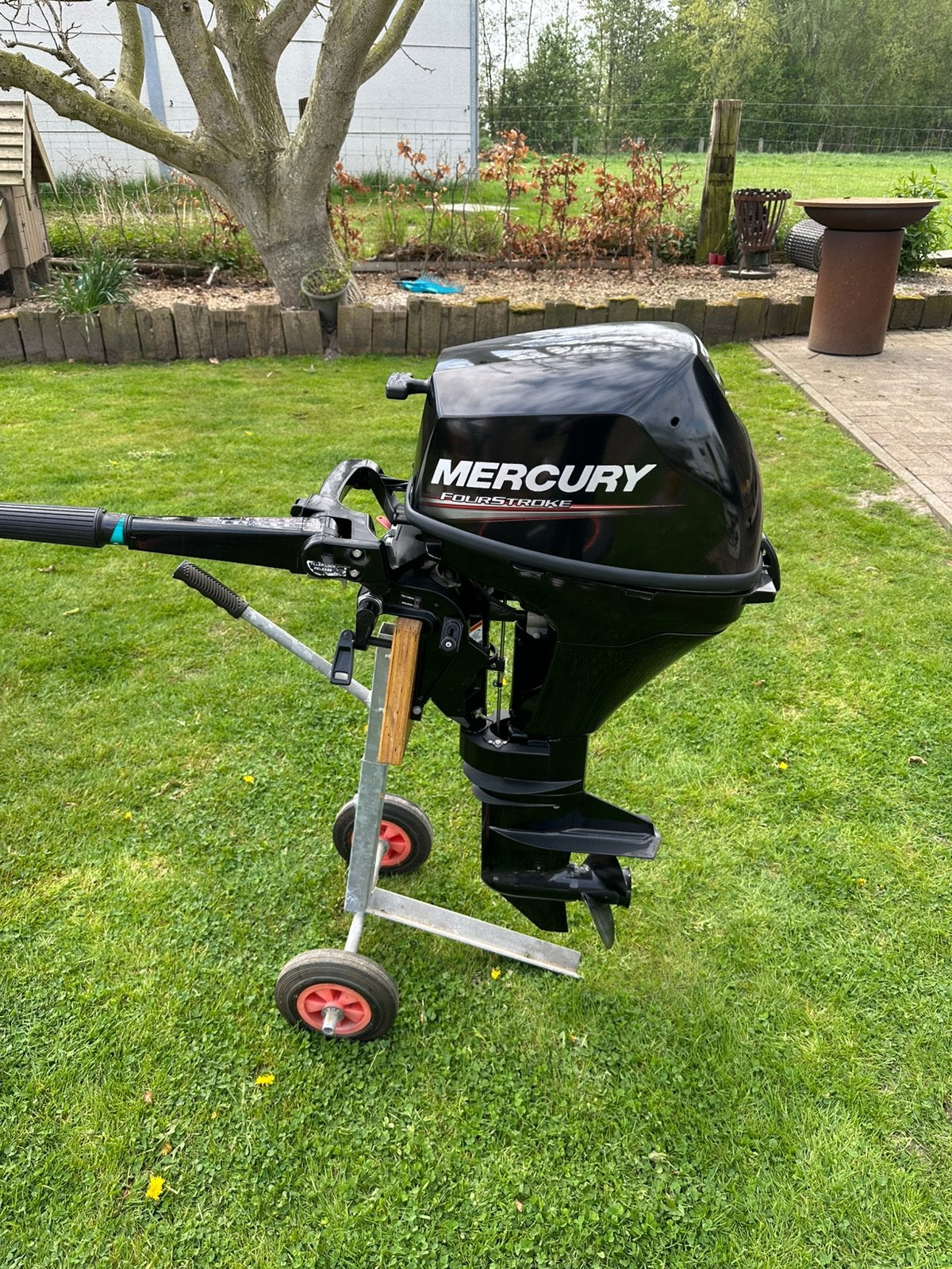 Mercury 8pk 4 takt, Watersport en Boten, Buiten- en Binnenboordmotoren, Ophalen, Zo goed als nieuw
