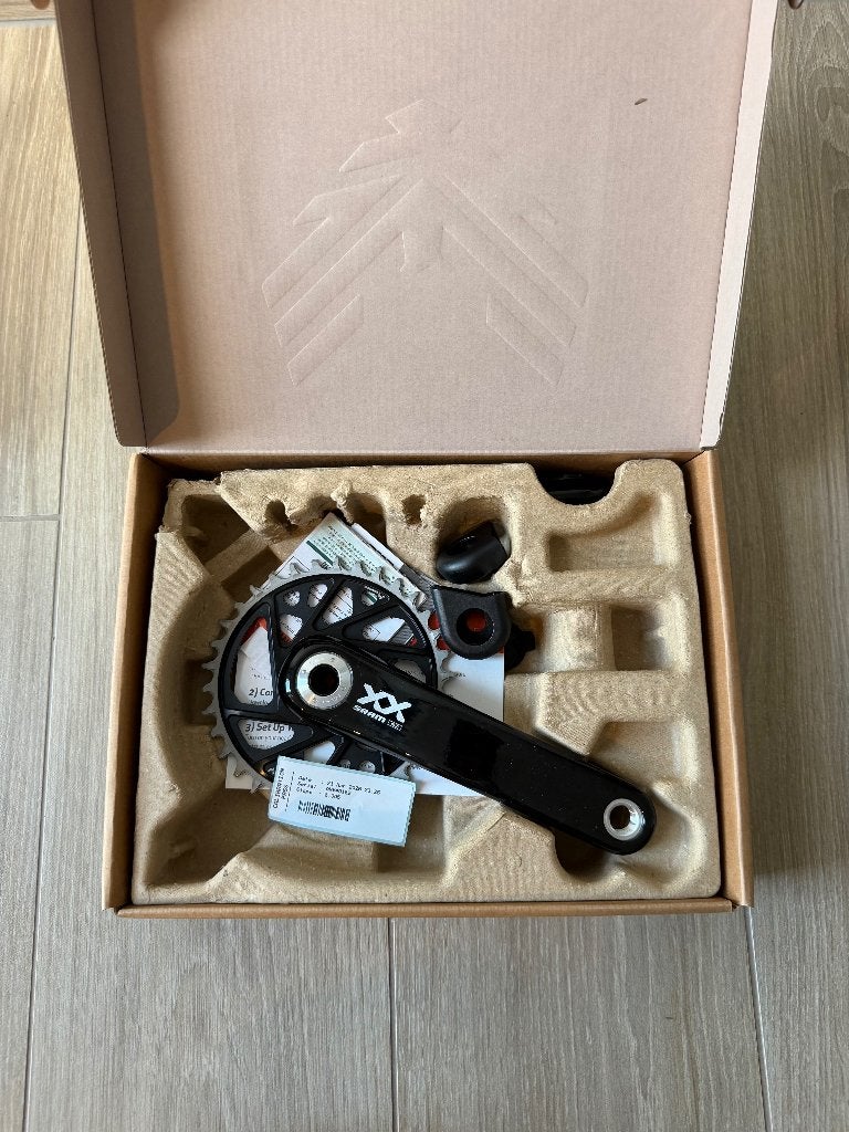 Sram XX Eagle AXS Transmission Power Meter Crankset 170mm, Fietsen en Brommers, Nieuw, SRAM, Mountainbike, Carbon