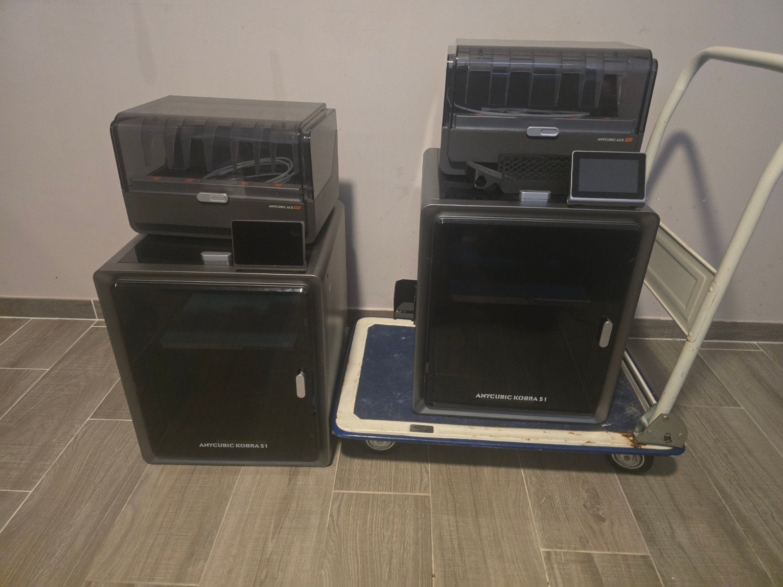 2x Anycubic S1 Combo met nieuwe nozzles en extra printplaten, Computers en Software, 3D Printers, Ophalen, Ingebouwde Wi-Fi, Zo goed als nieuw