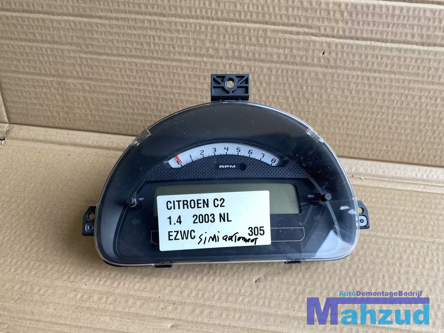 CITROEN C2 1.4 Km kilometer teller 2003-2012, Gebruikt, Citroën, Stellantis N.V., Taurusavenue 1
2132 LS  Hoofddorp, NL