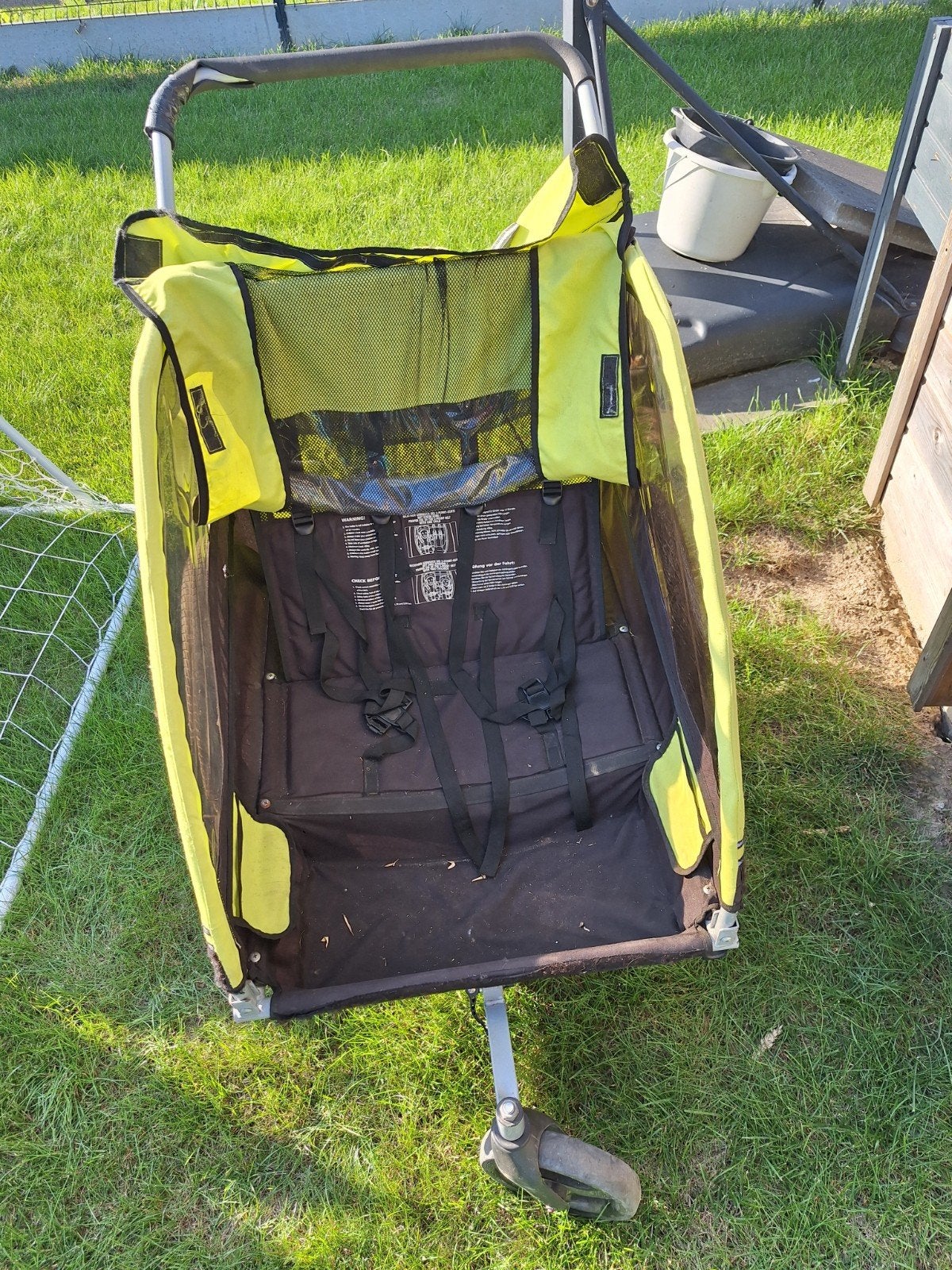 remorque 2 enfants, Enlèvement, Utilisé, Remorque pour enfant, Pliable