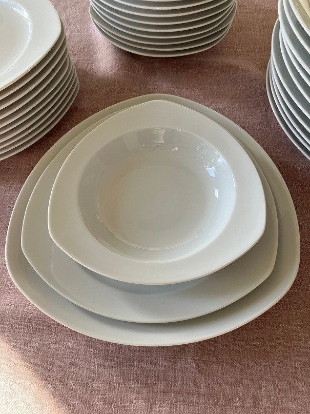 hedendaagse kwalitatieve borden set, Huis en Inrichting, Keuken | Servies, Ophalen, Gebruikt, Bord(en)