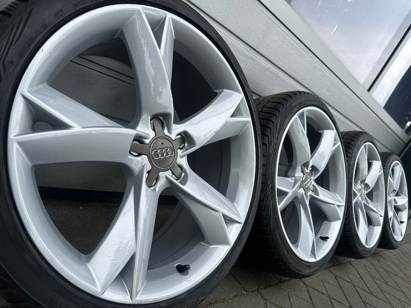 nieuwstaat 19 inch Audi A4 S4 B6 B7 A6 C6 Allseason banden, Pneus et Jantes, 4 Saisons, Véhicule de tourisme, -