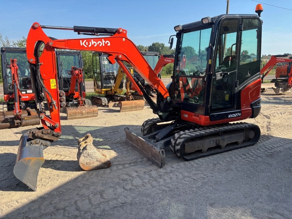 mini-pelle Kubota KX027-4 (2.840h), Enlèvement, Excavatrice