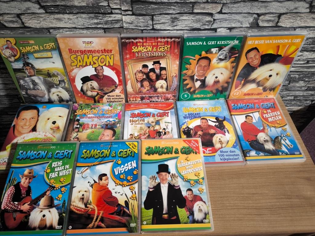 Mooie dvd collectie van Samson en Gert 13 verschillende film, Cd's en Dvd's, Ophalen of Verzenden, Film