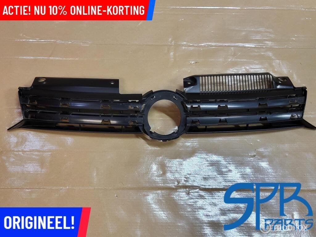 Vw GOLF 6 VI GRILLE GRILLHOUDER ORIGINEEL GRILL FRAME HOUDER, Gebruikt, VOLKSWAGEN, Volkswagen, Ophalen of Verzenden