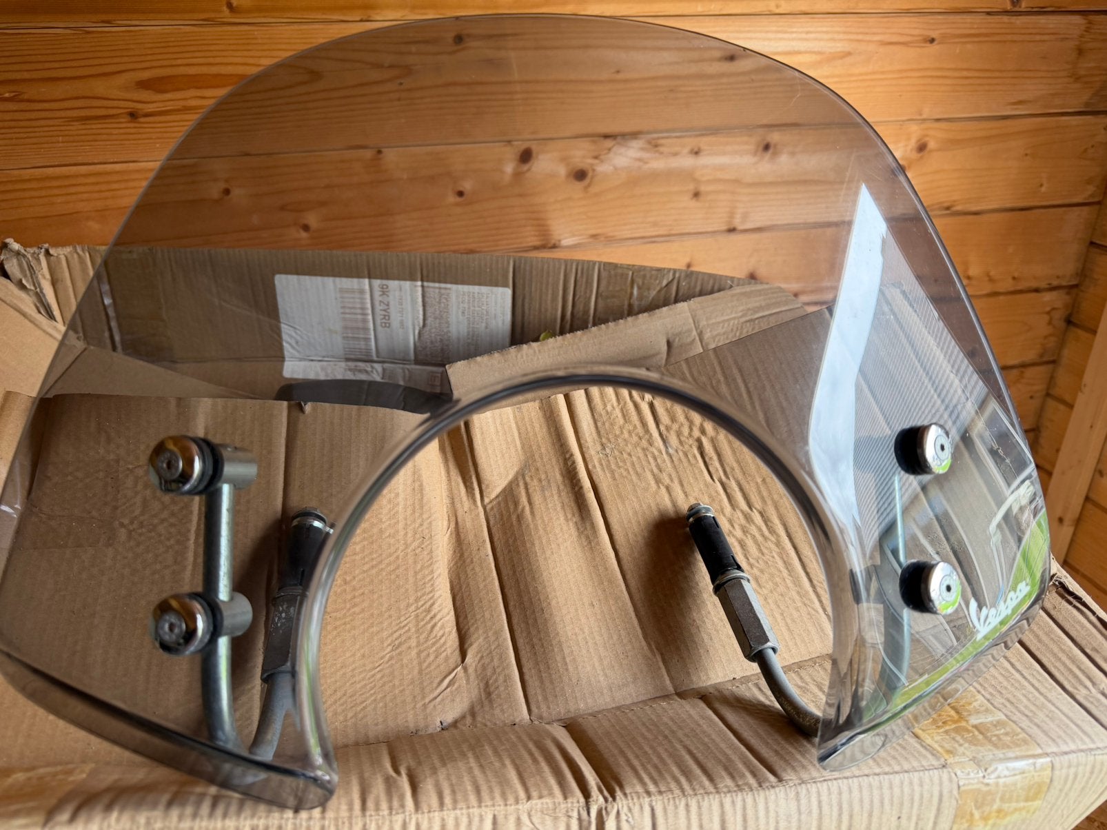 Windscherm wind scherm Vespa Gts als nieuw, Fietsen en Brommers, Scooters | Piaggio, Ophalen of Verzenden