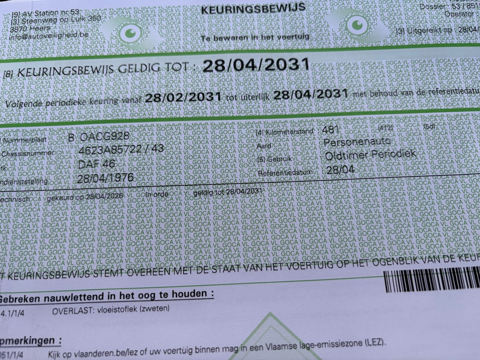 Daf 46 50 jaar oud net gekeurd., foto 9