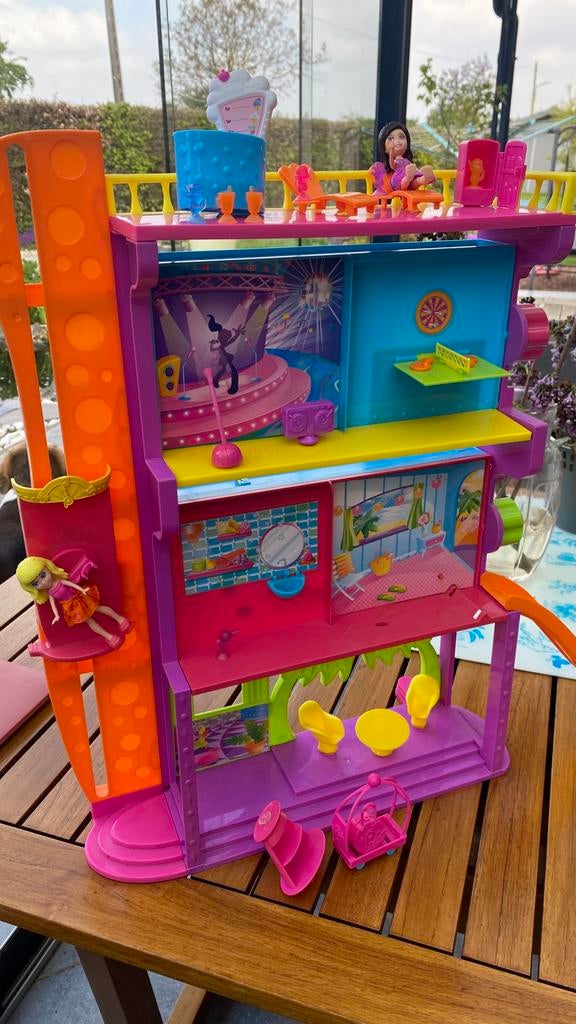 Polly Pocket Hotel, Enlèvement, Utilisé, Maison de poupées
