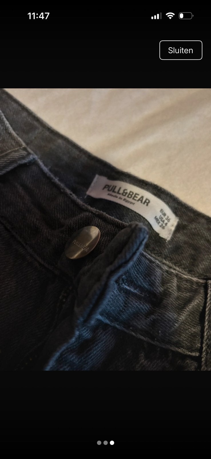 Jeans Pull&Bear, Vêtements | Femmes, Envoi, Comme neuf, Gris, W30 - W32 (confection 38/40)