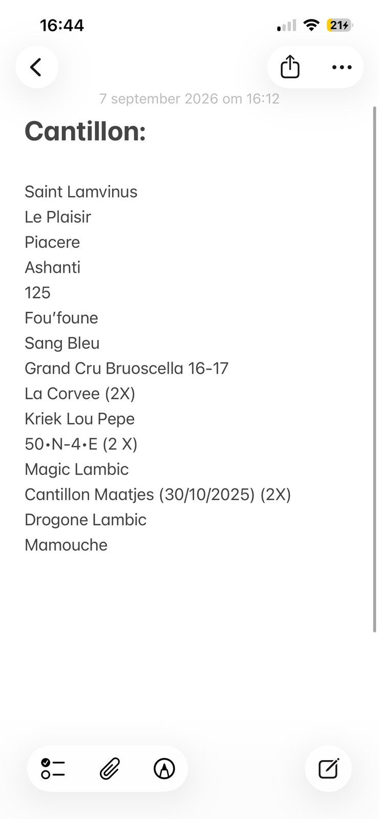Cantillon collectie, Verzamelen, Ophalen of Verzenden, Nieuw, Flesje(s), Overige merken