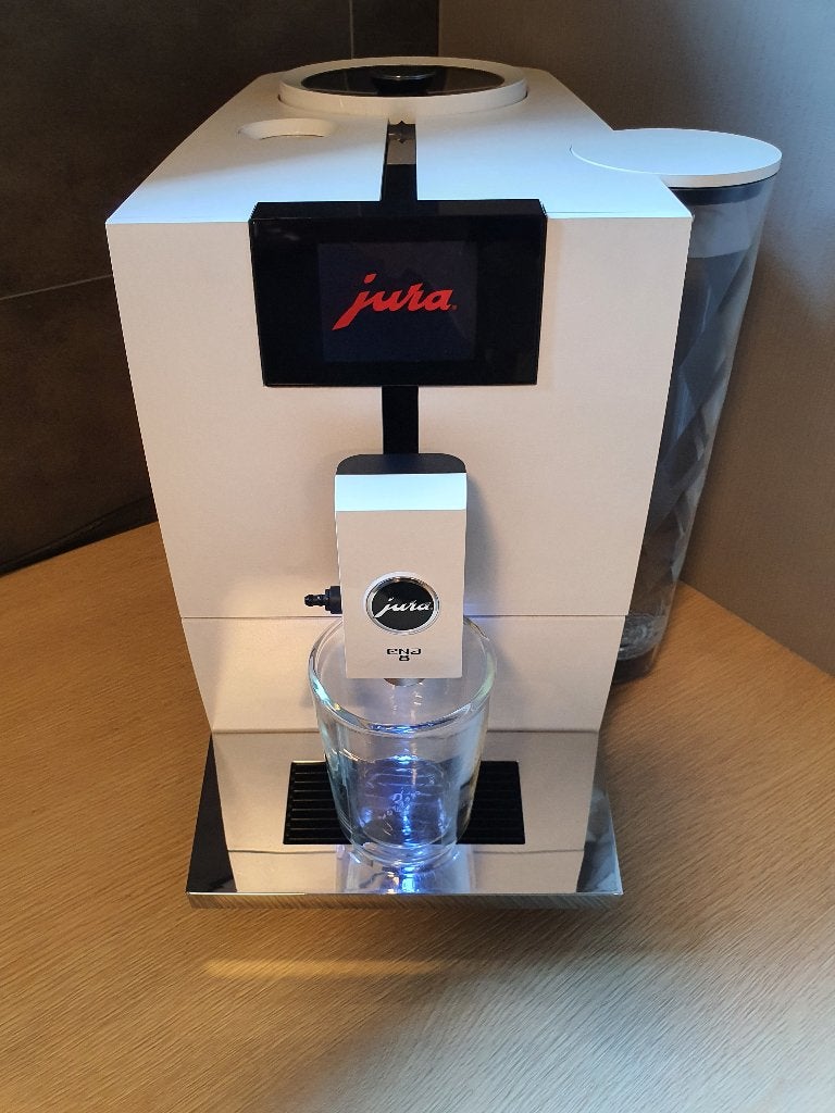 Jura ENA 8 Touch Nordic White EC gereviseerd, Ophalen, Espresso apparaat, Refurbished, 4 tot 10 kopjes