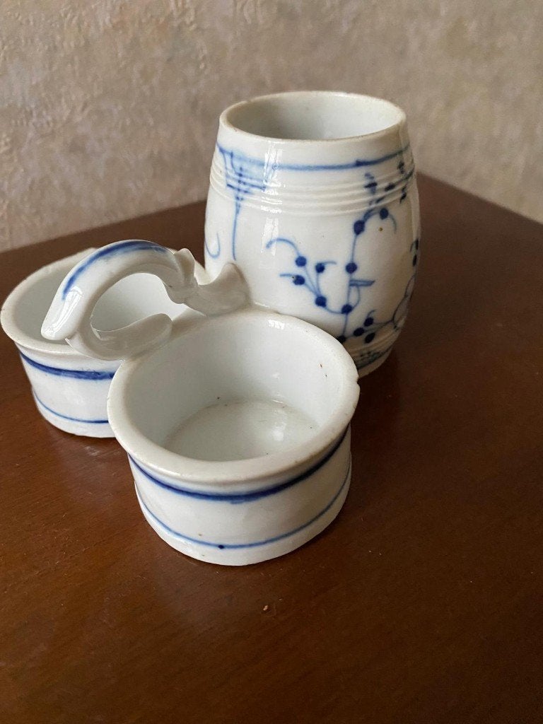 Ensemble Brocante pour sel, poivre et moutarde, Enlèvement ou Envoi