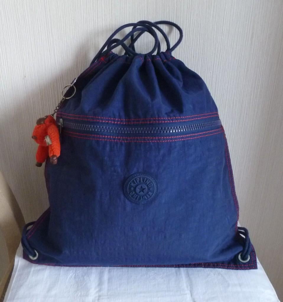 Kipling sac sports (gym piscine etc) porté dos OK + singe, Enlèvement ou Envoi, Utilisé, Enfants unisexe