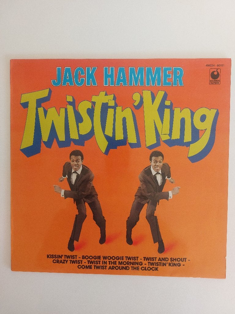 Jack Hammer - Twistin King (Rock & Roll), Cd's en Dvd's, LP, Inclusief binnenhoes, Ophalen of Verzenden, Zo goed als nieuw