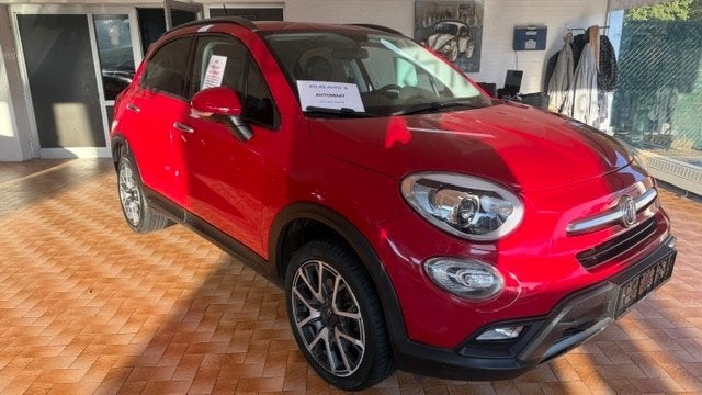 Fiat 500 X CROSS 1400 TURBO AUTOMAAT 4X4! FIAT ONDERHOUDEN!, Autos, Rouge, Achat, Euro 6, Entreprise